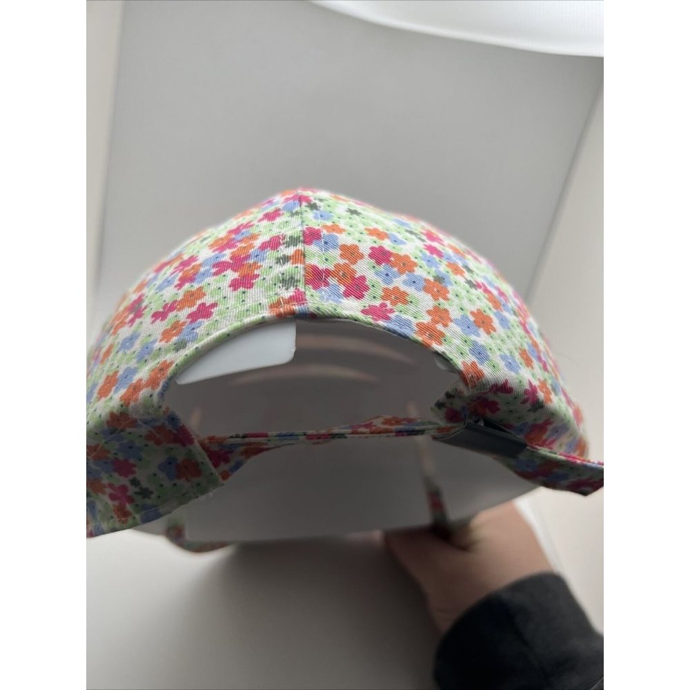 GYMBOREE Baseball Cap Girls Med/Large Hat Floral Adjustable Strapback GR10 - Picture 4 of 6